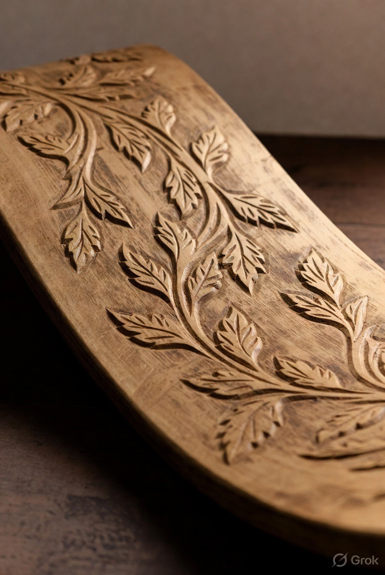 Leaf tracing board in neem wood