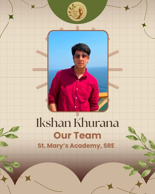 Ikshan Khurana, Operations & Sourcing at Arunarya