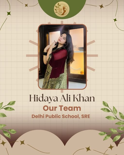 Hidaya Ali Khan, Community Outreach at Arunarya