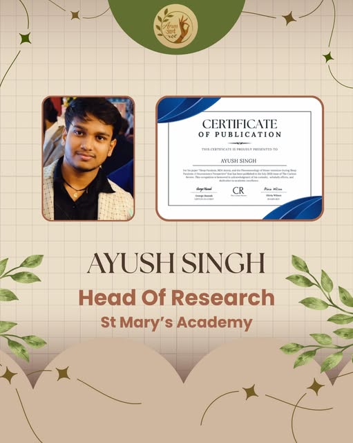 Ayush Singh, Head of Research at Arunarya